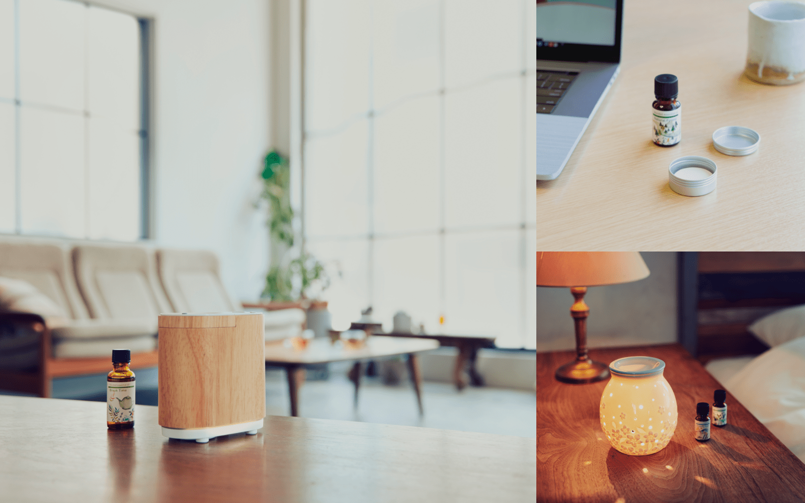 AROMA DIFFUSER アロマディフューザー 芳香器の種類と香りの選び方
